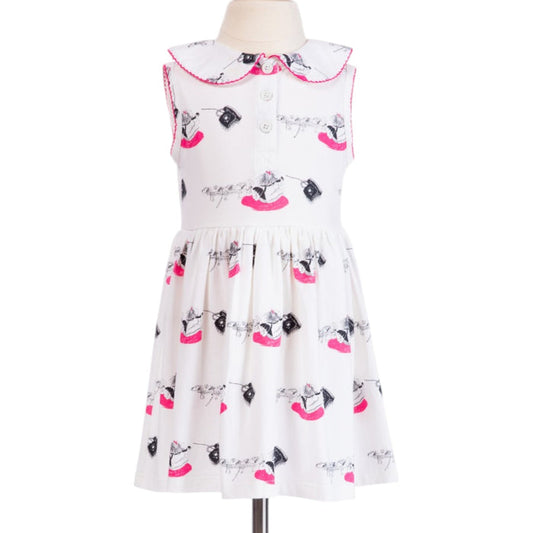 Telephone Print Dress
