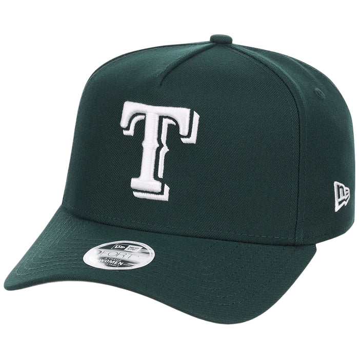 Texas Rangers Women's New Era 9FORTY Dark Green A-Frame