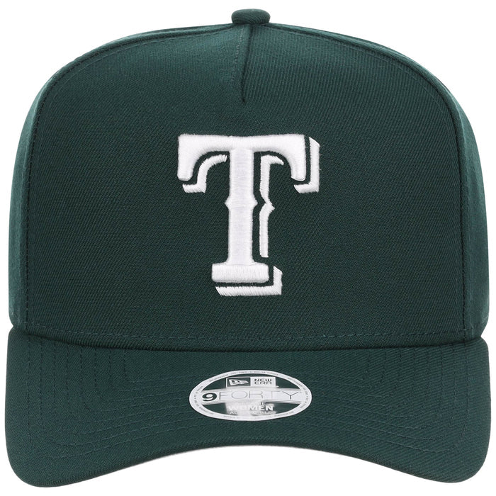 Texas Rangers Women's New Era 9FORTY Dark Green A-Frame
