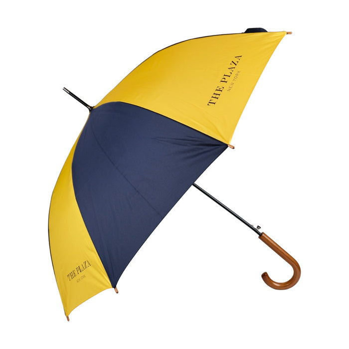 The Plaza Hotel signature umbrella side open front view