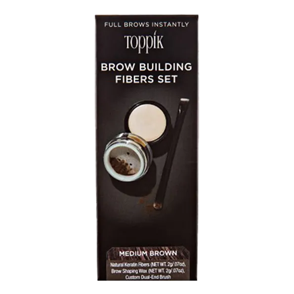 Toppik Øyenbrynsfiber Medium brun