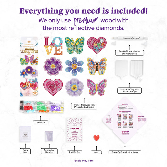 Trinket Treasures - Spring - Diamond Art Club DIY Kit