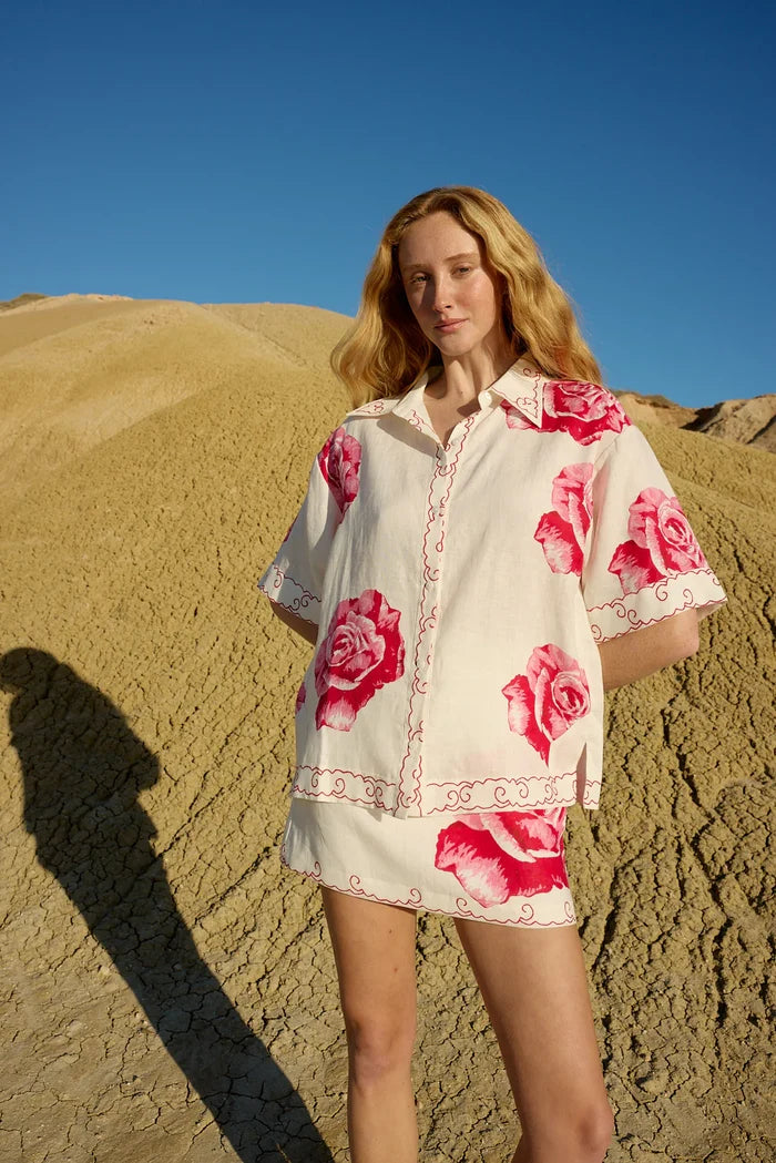 ULA MINI SKIRT | Antique Rose - Darling & Domain