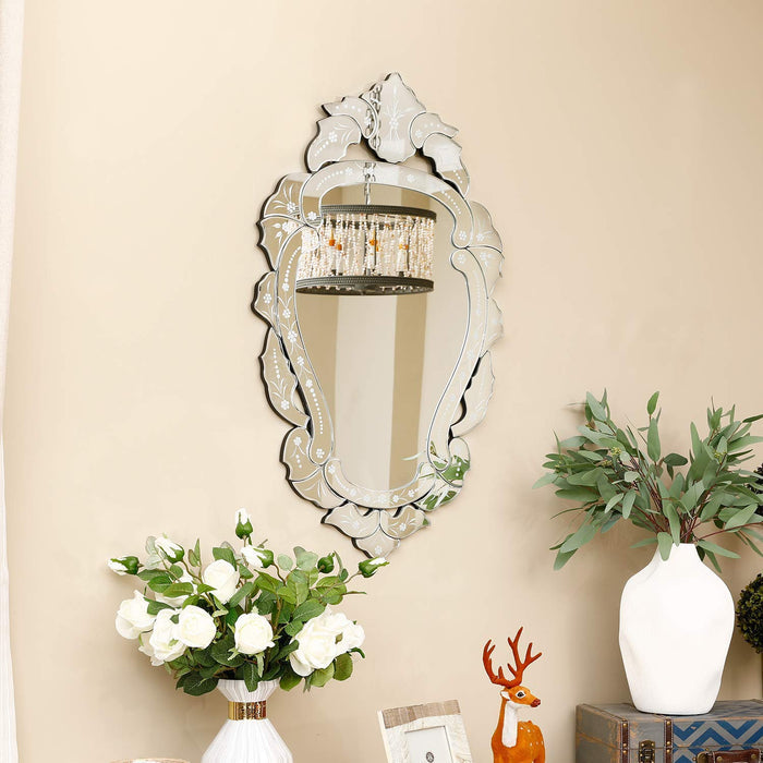 Venetian Accent Wall Oval Mirror