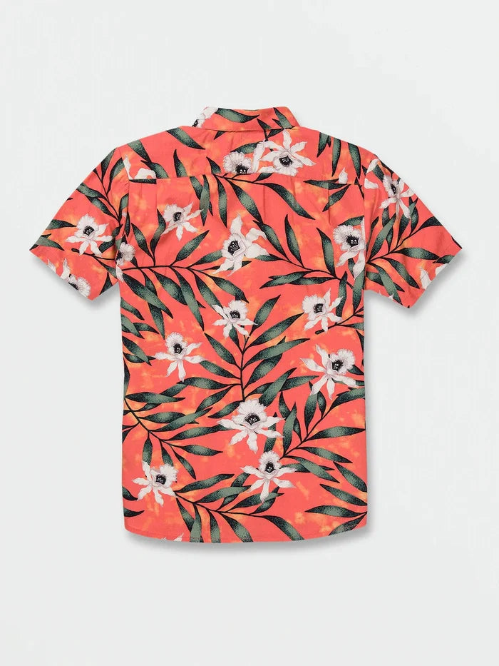 Volcom Mens Tropical Hideout Short Sleeve Button up