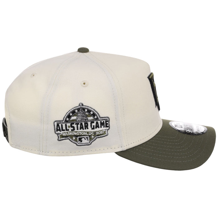 Washington Nationals MLB Chrome Olive New Era 9FORTY