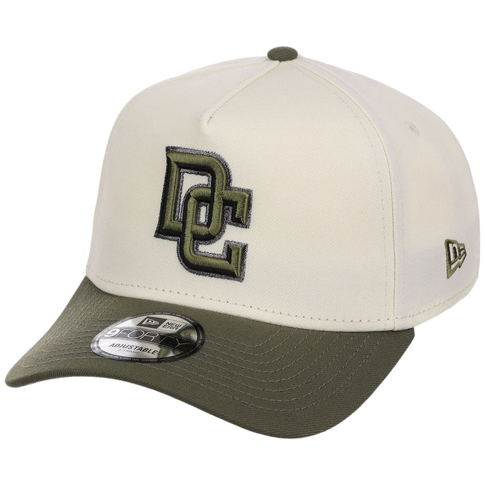 Washington Nationals MLB Chrome Olive New Era 9FORTY