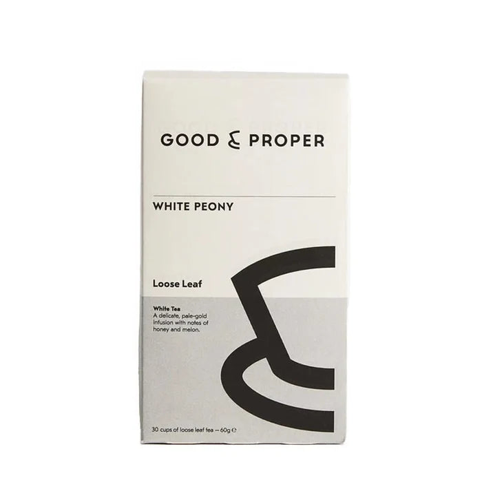 GOOD & PROPER TEA White Peony Loose Leaf White Tea - 60g - Waha Lifestyle