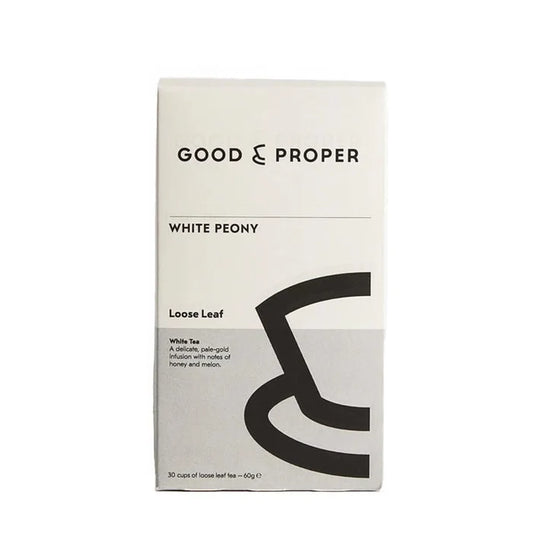 GOOD & PROPER TEA White Peony Loose Leaf White Tea - 60g - Waha Lifestyle