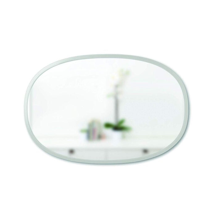 White Wood Wall Mirror