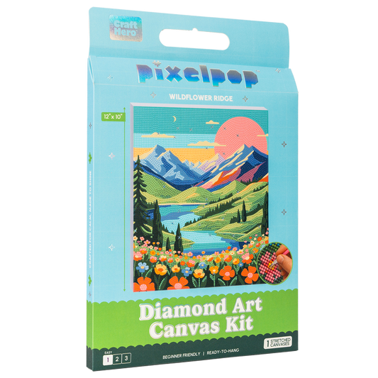 Wildflower Ridge PixelPop™ Diamond Art — Reset Edition