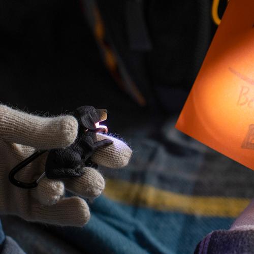 Wildlight Animal Carabiner Flashlight - Black Labrador Dog