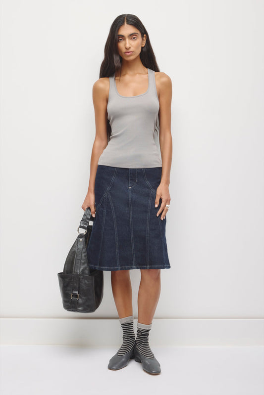 Model is 5’8” and is wearing a size XS.