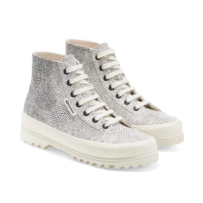 Zapatilla 2341 Alpina Micro Snake White Black