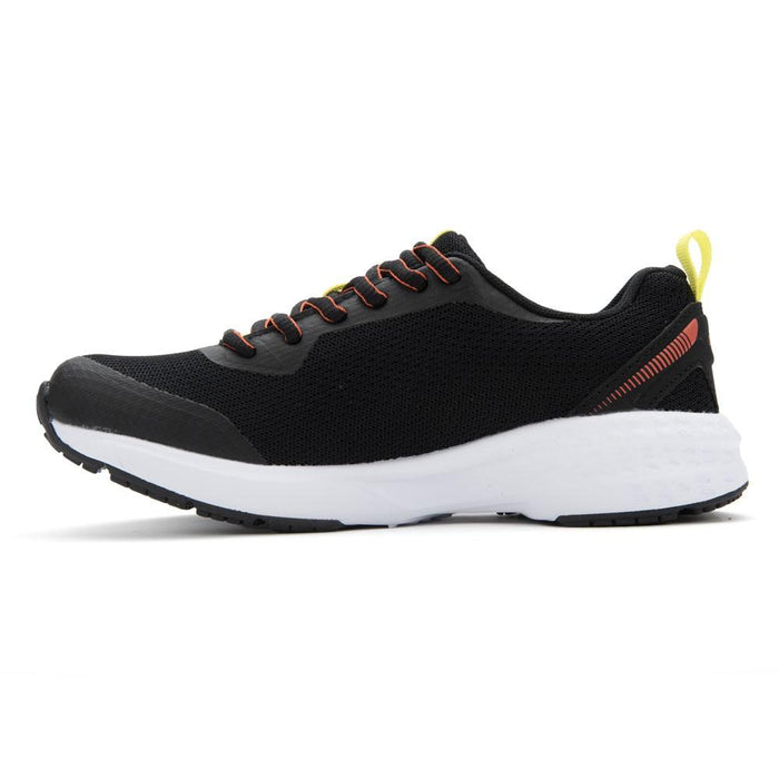 Zapatilla Teens Logo Glinch Black Green Lime