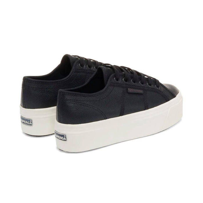 Zapatilla Women 2790 Tumbled Leather Black F Avorio