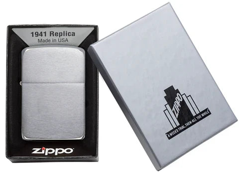 Zippo 1941 Brushed Chrome Replica - 1941