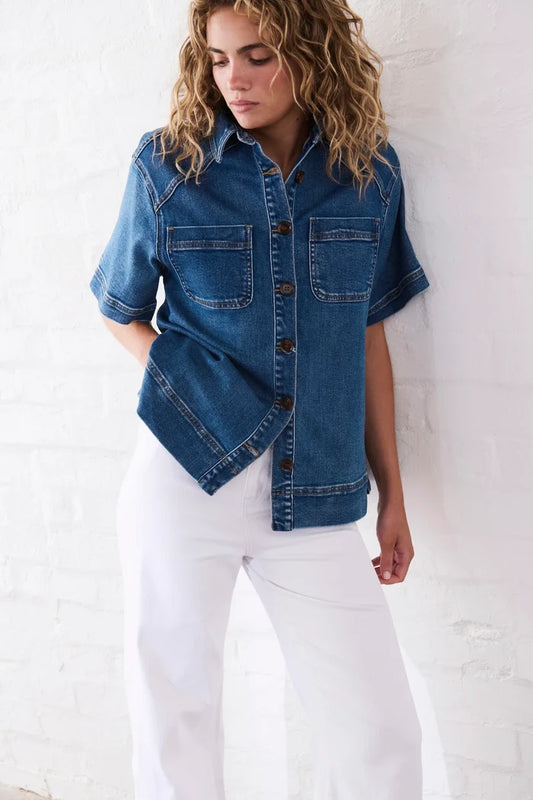 ZOE SHIRT - Dakota Wash - Darling & Domain