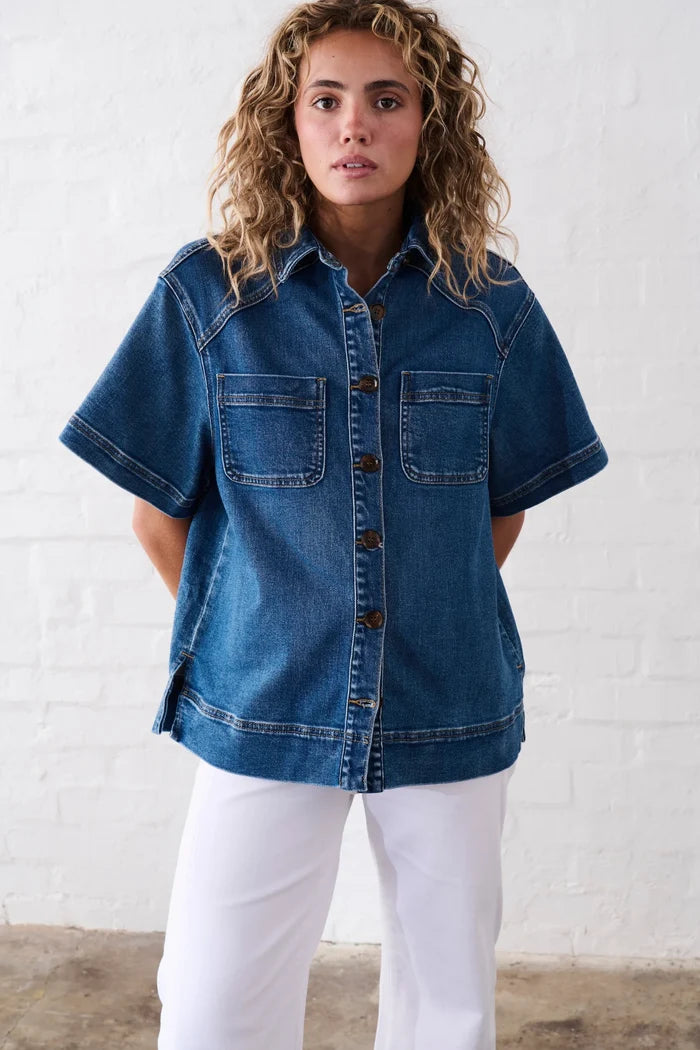 ZOE SHIRT - Dakota Wash - Darling & Domain