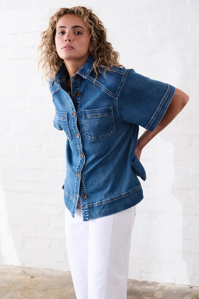 ZOE SHIRT - Dakota Wash - Darling & Domain