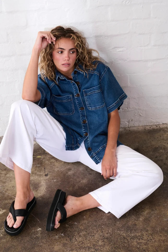 ZOE SHIRT - Dakota Wash - Darling & Domain